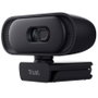 Trust Tomar 26141 Webcam QHD 2K con Obturador de Privacidad, Negro